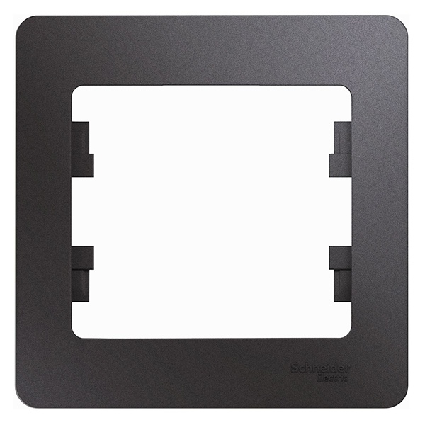 Рамка 1-постовая SE Glossa, графит