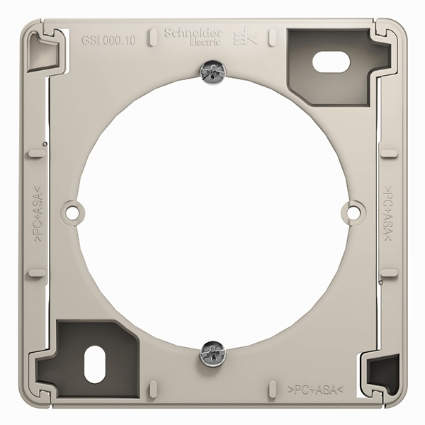 Коробка для наружного монтажа SE Glossa, молочный