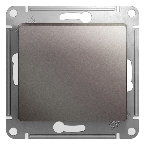 Одноклавишный выключатель SE Glossa 10A механизм, платина