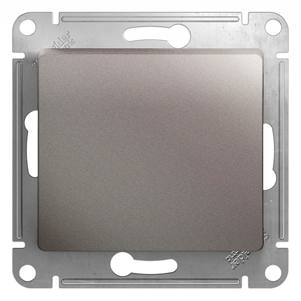 Одноклавишный переключатель SE Glossa 10A механизм, платина