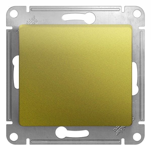 Одноклавишный выключатель SE Glossa 10A механизм, фисташковый