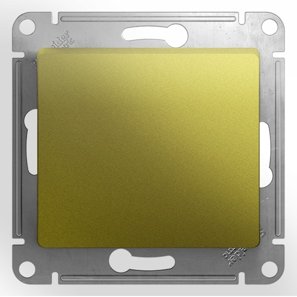 Одноклавишный переключатель SE Glossa 10A механизм, фисташковый