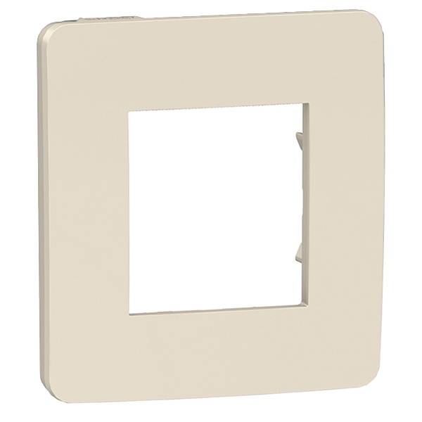 Рамка Unica Studio Color 1 пост, бежевый/бежевый