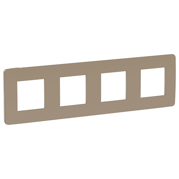 Рамка Unica Studio Color 4 поста, песочный/бежевый