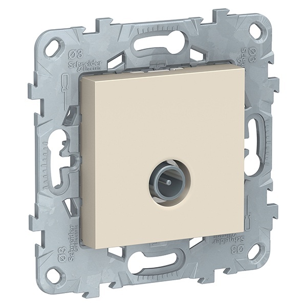 Розетка TV одиночная SE Unica NEW, бежевый