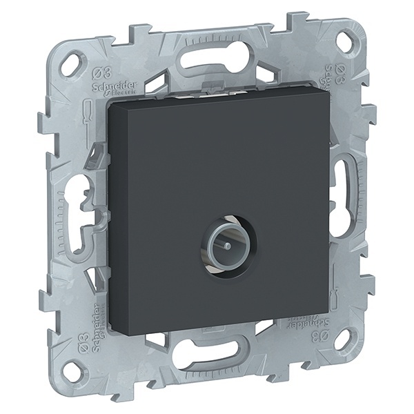 Розетка TV одиночная SE Unica NEW, антрацит