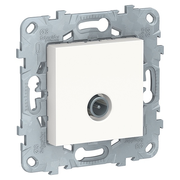 Розетка TV оконечная SE Unica NEW, белый