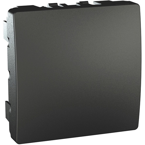 Заглушка 45х45 SE Unica NEW, антрацит