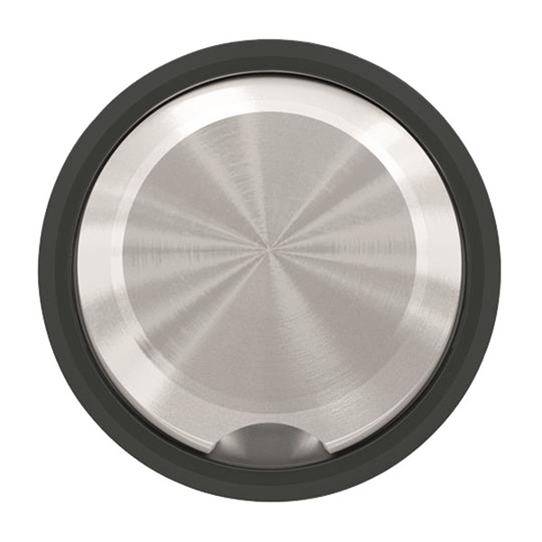 Накладка для кабельного вывода арт.8107 и арт.8148 ABB SKY Moon, кольцо чёрное стекло (8607 CN)