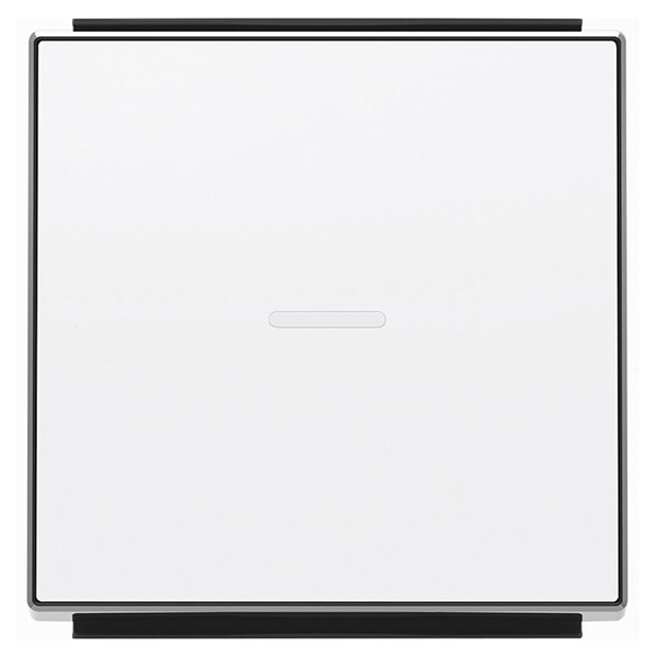 Клавиша для 1-клавишных выключателей с линзой подсветки ABB Sky, альпийский белый (8501.3 BL)