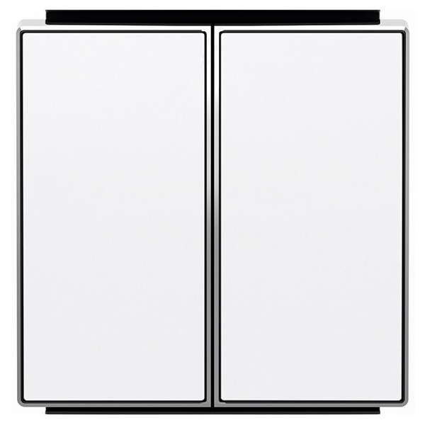 Клавиша для 2-клавишных выключателей/переключателей/кнопок ABB Sky, альпийский белый (8511 BL)