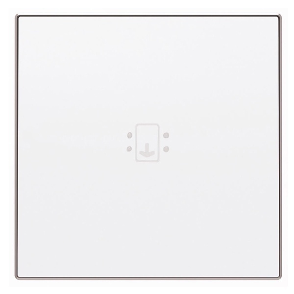 Накладка для механизма карточного выключателя с линзой подсветки ABB Sky, альпийский белый (8514 BL)