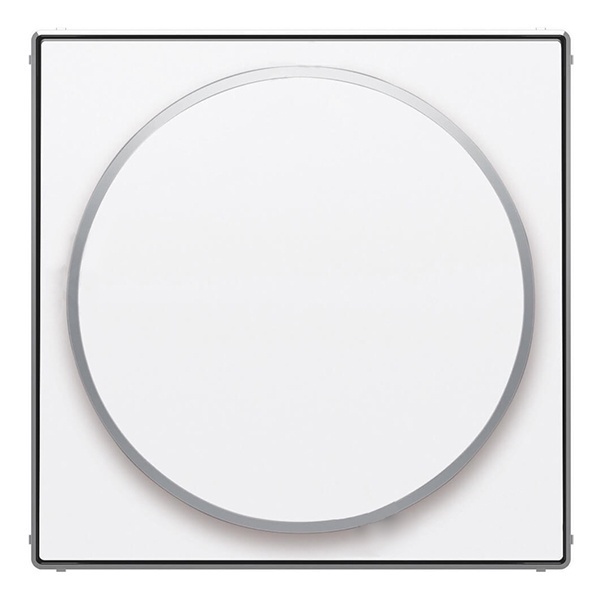 Накладка для механизма поворотного светорегулятора ABB Sky, альпийский белый (8560.2 BL)