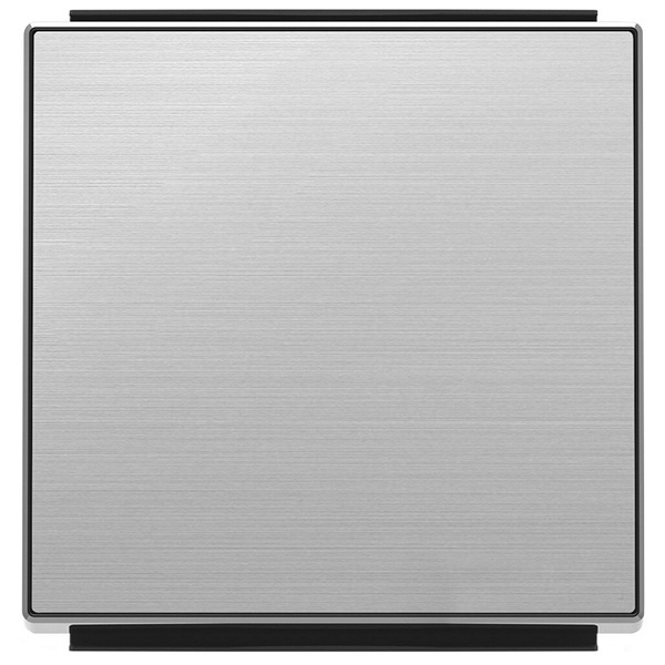 Клавиша для 1-клавишных выключателей/переключателей/кнопок ABB Sky, нержавеющая сталь (8501 AI)