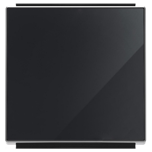 Клавиша для 1-клавишных выключателей/переключателей/кнопок ABB Sky, стекло чёрное (8501 CN)