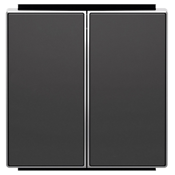 Клавиша для 2-клавишных выключателей/переключателей/кнопок ABB Sky, черный бархат (8511 NS)