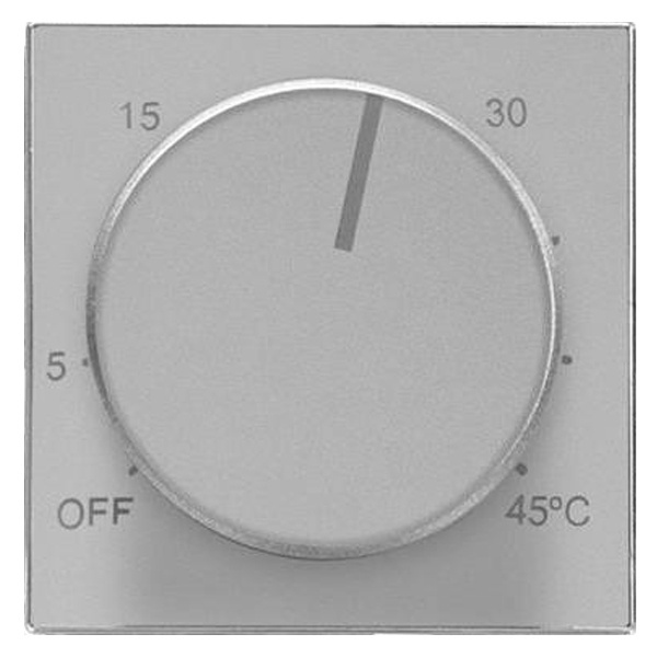 Накладка для терморегулятора 8140.9 ABB SKY, серебристый алюминий (8540.9 PL)