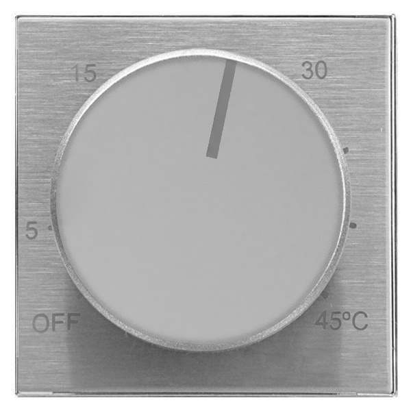 Накладка для терморегулятора 8140.9 ABB SKY, неражавеющая сталь (8540.9 AI)