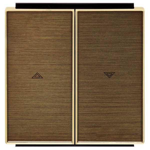 Клавиша для механизма выключателя жалюзи 8144 и 8144.1 ABB Sky, античная латунь (8544 OE)