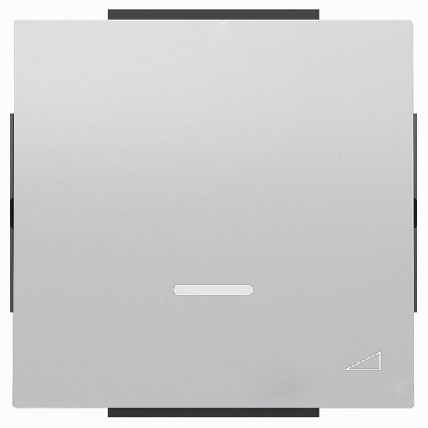 Клавиша для механизма клавишного светорегулятора арт.8160.1 ABB Sky, серебристый алюминий (8560.1 PL