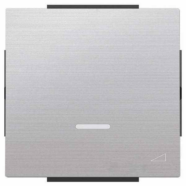 Клавиша для механизма клавишного светорегулятора арт.8160.1 ABB Sky, нержавеющая сталь (8560.1 AI)