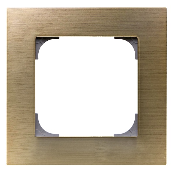Рамка ABB Sky 1 пост, античная латунь (8571 OE)