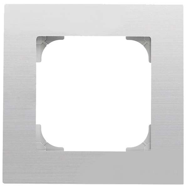 Рамка ABB Sky 1 пост, нержавеющая сталь (8571 AI)