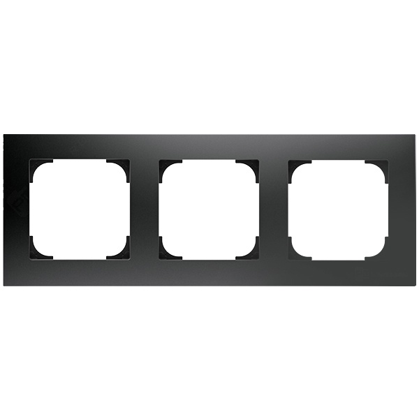 Рамка ABB Sky 3 поста, черный бархат (8573 NS)