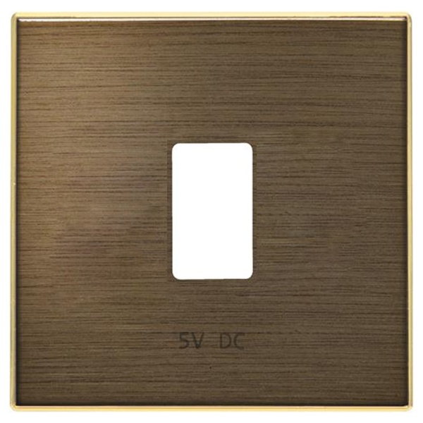 Накладка для механизма USB зарядного устройства арт.8185.2 ABB Sky, античная латунь (8585.2 OE)