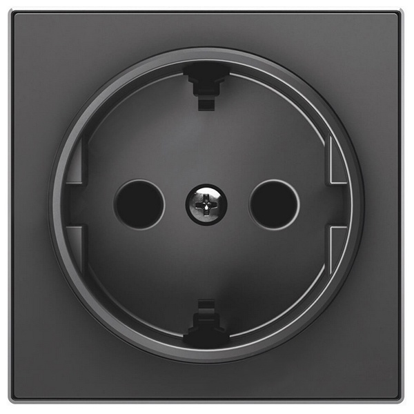 Накладка для розетки SCHUKO ABB Sky, черный бархат (8588 NS)