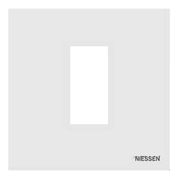 Рамка 1-постовая 1-модульная серия Zenit, базовая альпийский белый (N2171.1 BL)