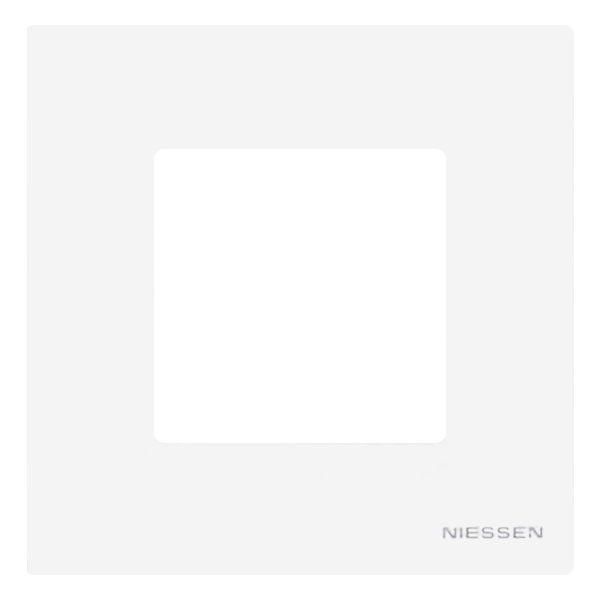 Рамка 1-постовая, 2-модульная, серия Zenit, базовая альпийский белый (N2271.1 BL)