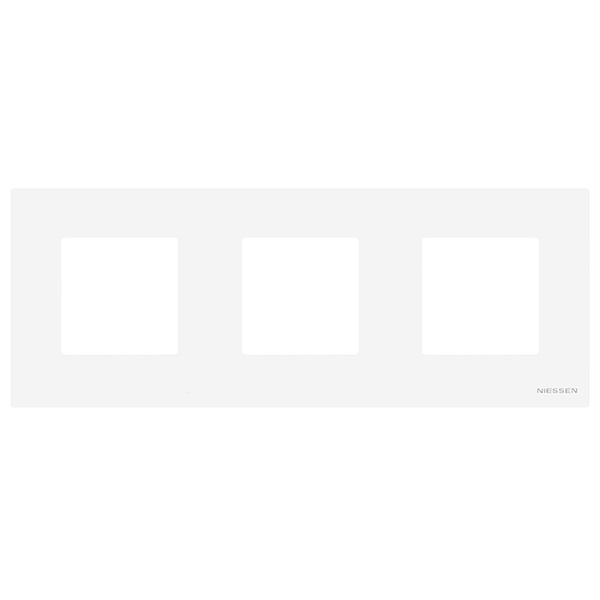 Рамка 3-постовая серия Zenit, базовая альпийский белый (N2273.1 BL)