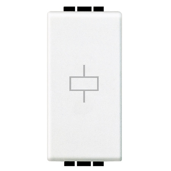 Моностабильное реле с NO/NC контактами 250В 10А/4А 1 модуль LivingLight Белый