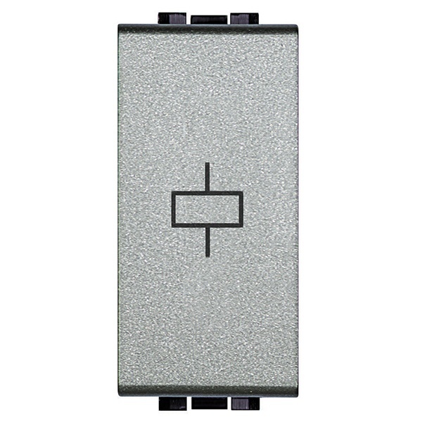 Моностабильное реле с NO/NC контактами 250В 10А/4А 1 модуль LivingLight Алюминий