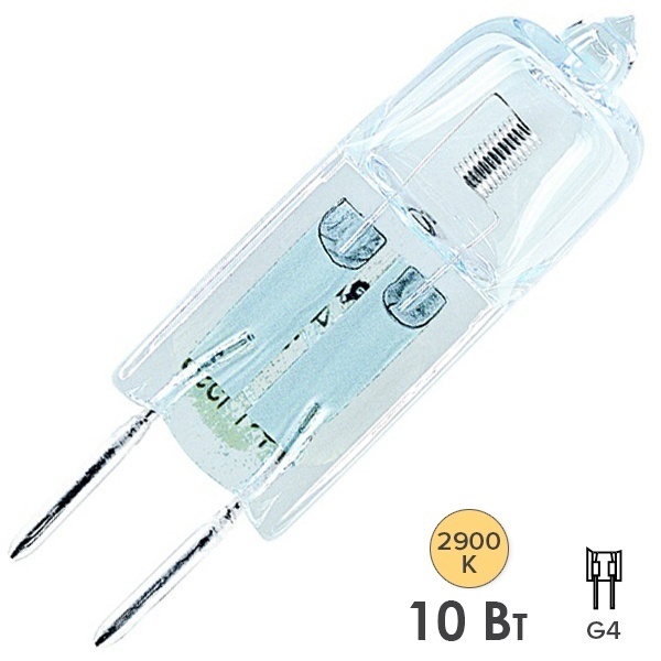 Лампа галогенная капсульная Osram 64415S AX HALOSTAR STARLITE 10W 12V 130lm G4 2000h