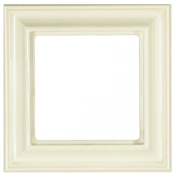 Рамка 1-ая Jung ECO Profi для вертикальной и горизонтальной установки Deco Слоновая кость (бежевый)