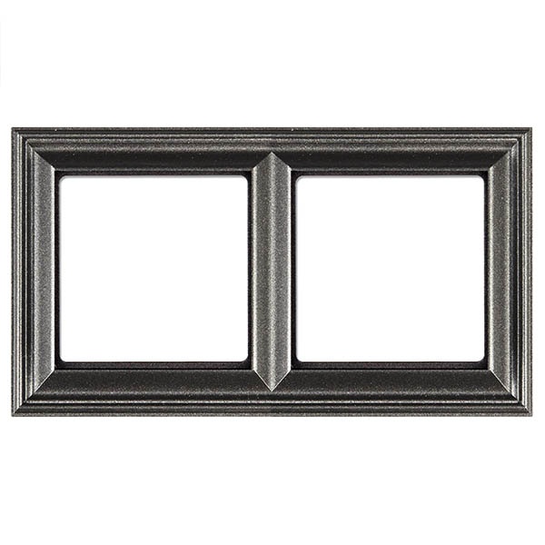 Рамка 2-ая Jung ECO Profi для вертикальной и горизонтальной установки Deco Антрацит