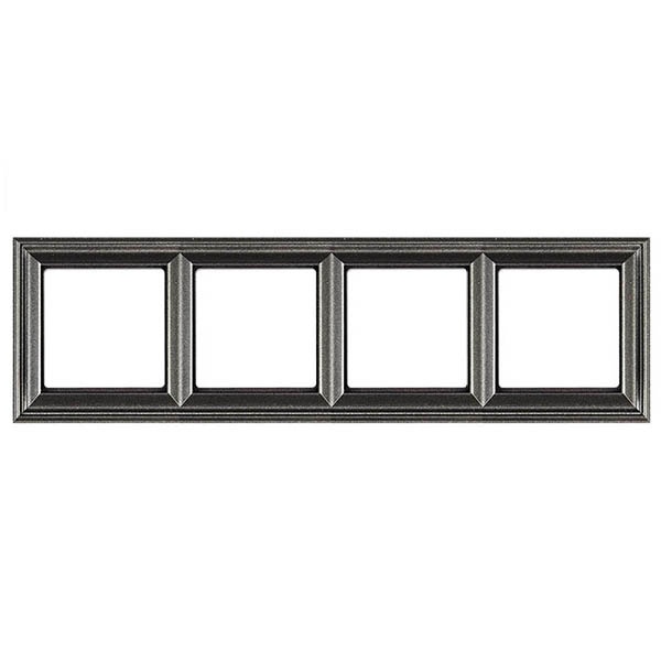 Рамка 4-ая Jung ECO Profi для вертикальной и горизонтальной установки Deco Антрацит