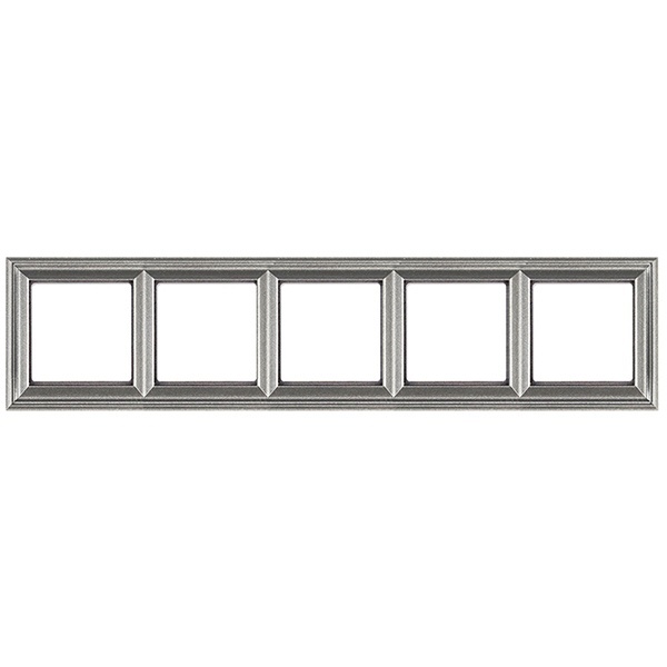 Рамка 5-ая Jung ECO Profi для вертикальной и горизонтальной установки Deco Алюминий
