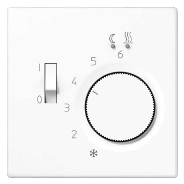 Крышка для регулятора подогрева пола Jung LS FTR231U Белый