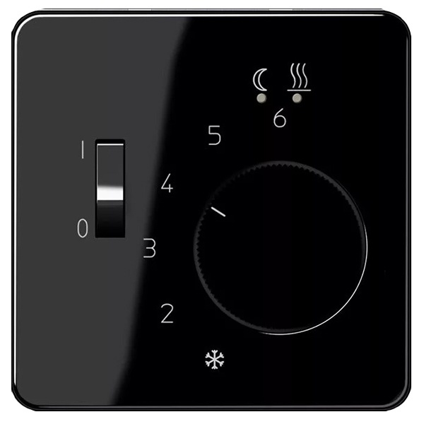 Крышка для регулятора подогрева пола Jung LS FTR231U Черный