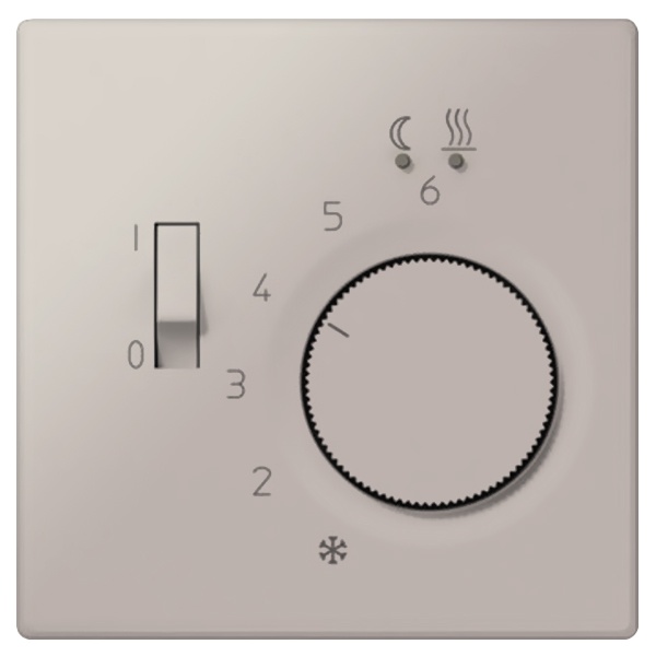 Крышка для регулятора подогрева пола Jung LS FTR231U Нержавеющая сталь