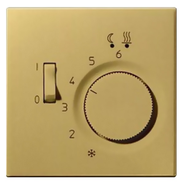 Накладка Jung LS терморегулятора пола FTR231U Латунь Classic