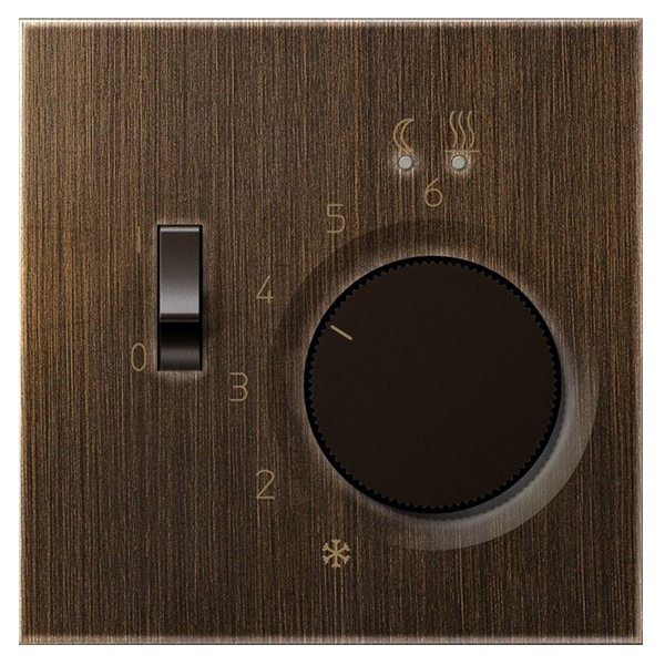 Накладка Jung LS терморегулятора пола FTR231U Латунь Antik