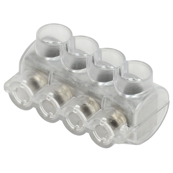 Колодка клеммная ИЭК КЕ10.1 для сетей уличного освещения 4 зажима 1 полюс 16А