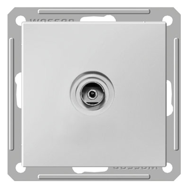 Розетка TV SE W59 простая механизм, белый