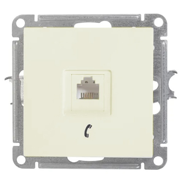 Розетка телефонная SE W59 RJ11 механизм, слоновая кость (бежевый)