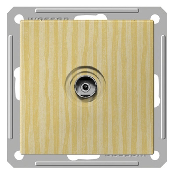 Розетка TV SE W59 простая механизм, сосна