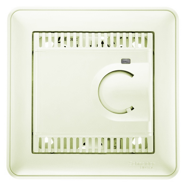 Термостат теплого пола SE W59 с датчиком от+5до+50С 10A в сборе, слоновая кость (бежевый)